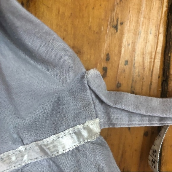 Blue 1970's Vintage Gunne Sax Puff Sleeve Victorian Prairie Dress Size S/M - Picture 10 of 10